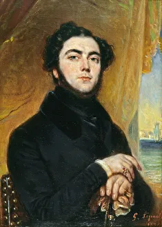 1836 Prints: Portrait of the novelist Eugene Sue (1804-1857), 1836