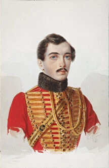 Imperial Guard Gallery: Portrait of N.V. Novoskoltsev, 1839. Artist: Klunder, Alexander Ivanovich (1802-1875)