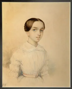 Portrait of O. A. Rehbinder. Artist: Anonymous