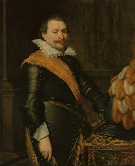 Mauritshuis Prints: Portrait of an Officer, 1621. Creator: Jan Anthonisz van Ravesteyn