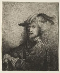 Ferdinand Bol Prints: Portrait of an Officer, 1645. Creator: Ferdinand Bol (Dutch, 1616-1680)