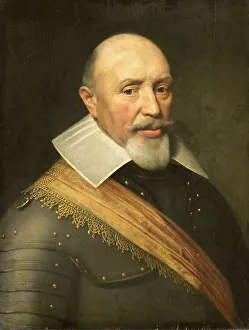 Jan Antonisz Van Ravesteyn Prints: Portrait of an Officer, c.1610-c.1620. Creator: Jan Anthonisz van Ravesteyn