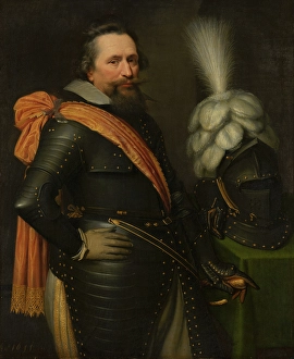 Mauritshuis Prints: Portrait of an Officer, presumably Anthonis van Utenhoven (d)