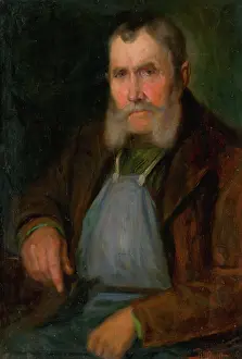 Ludovt Pitthordt Prints: Portrait of Old Bratislava Vine-Dresser Schmidt-Hanzl