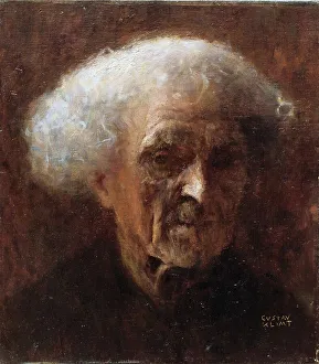 Portrait of an old man, 1896. Creator: Klimt, Gustav (1862-1918)