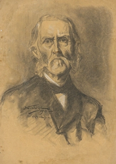 Konstantin Kovari Prints: Portrait of an old man, 1903. Creator: Konstantin Kovari-Kacmarik