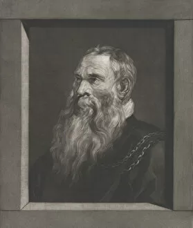 Portrait of an old man with a beard, ca. 1787-1851. Creator: Vincenz Georg Kininger