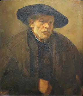 Rembrant Van Rijn Prints: Portrait of an Old Man with Beret, 1654. Creator: Rembrandt Harmensz van Rijn