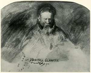 Burlington Magazine Prints: Portrait of an Old Man (Rembrandts father), 1625-1630, (1906). Creator: Unknown