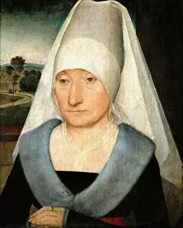Portrait of an Old Woman, ca 1470-1475. Creator: Memling, Hans (1433/40-1494)