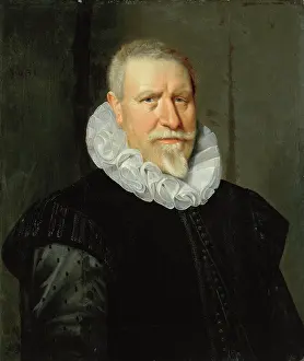Neck Ruff Prints: Portrait of an Older Man, 1631. Creator: Thomas de Keyser