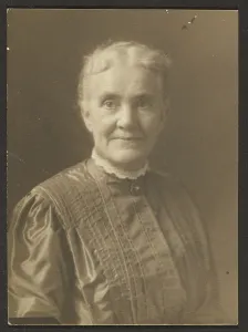 Toned Gelatin Silver Print Prints: Portrait of an Older Woman with Lace Collar, 1907-1943. Creator: Louis Fleckenstein