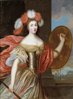 Portrait of Olympia Mancini (1638-1708), comtess of Soissons as Athena Portrait of Olympia Mancini (1638-1708), comtess of Soissons as Athena