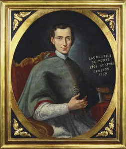 Portrait of the opera librettist and poet Lorenzo Da Ponte (1749-1838) as Bishop, 1759