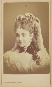 Bergamasco Prints: Portrait of the opera singer Adelina Patti (1843-1919)