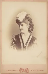Bergamasco Prints: Portrait of the opera singer Adelina Patti (1843-1919)