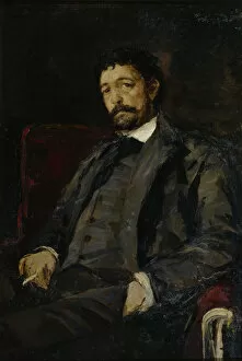 Images Dated 14th June 2013: Portrait of the opera singer Angelo Masini (1844-1926). Artist: Korovin