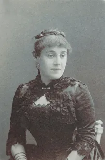 1886 Prints: Portrait of the opera singer Anna Alexandrovna Bichurina (1853-1888), 1886