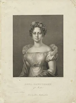 Portrait of the opera singer Anna Milder-Hauptmann (1785-1838), 1815. Creator: Anonymous