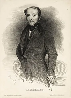 Portrait of the opera singer Antonio Tamburini (1800-1876), 1833 Portrait of the opera singer Antonio Tamburini (1800-1876), 1833