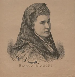 Portrait of the Opera singer Bianca Bianchi (1855-1947), 1879
