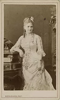 Bergamasco Collection: Portrait of the Opera singer Caroline Salla (Caroline Louise de Septavaux), c. 1880