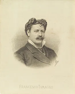 Portrait of the opera singer Francesco Tamagno (1850-1905), 1887
