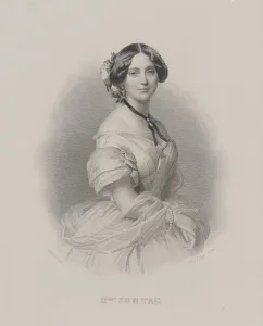 Franz Xavier 1805 1873 Prints: Portrait of the opera singer Henriette Sontag (1806-1854), c. 1850. Creator: Winterhalter