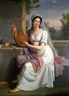 Portrait of the opera singer Isabella Angela Colbran (1785-1845), c. 1805-1810