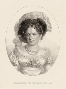 1815 Prints: Portrait of opera singer Joséphine Fodor (1789/93-1870)
