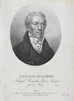Wolfgang Amadeus Mozart Gallery: Portrait of the opera singer Ludwig Fischer (1745-1825)