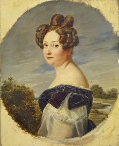 Philharmonie De Paris Prints: Portrait of the opera singer Marie-Julie Halligner (1786-1850)