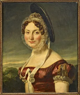 Philharmonie De Paris Prints: Portrait of the opera singer Marie-Julie Halligner (1786-1850)