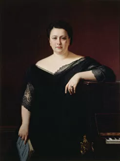 1870 Collection: Portrait of the opera singer Marietta Alboni (1826-1894), 1870
