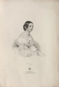 Kriehuber Prints: Portrait of the Opera singer Rita Gabussi (1810-1891), 1840