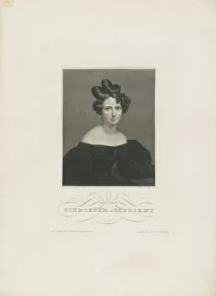 Mayer Gallery: Portrait of the opera singer Wilhelmine Schroder-Devrient (1804-1860), c. 1840
