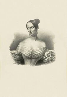 Portrait of the opera soprano Sophie Lowe (1812-1866), c. 1840