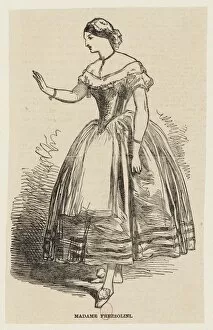 Portrait of the operatic soprano Erminia Frezzolini (1818-1884), Mid of the 19th cen