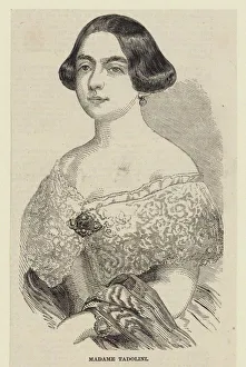 Verdi Prints: Portrait of the operatic soprano Eugenia Tadolini, nee Savorani (1809-1872), 1848