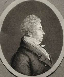Quenedey Prints: Portrait of the operatic tenor and composer Pierre Gaveaux (1760-1825), 1821