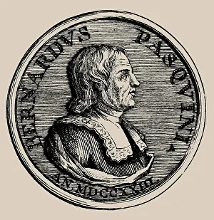 Portrait of the organist and composer Bernardo Pasquini (1637-1710), 1723. Creator: Anonymous