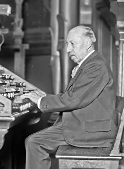 Portrait of the organist and composer Charles-Marie Widor (1844-1937), 1927. Creator: Anonymous