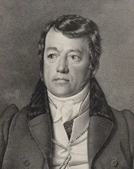 Portrait of the organist and composer Friedrich Schneider (1786-1853), c. 1840. Creator: Oldermann
