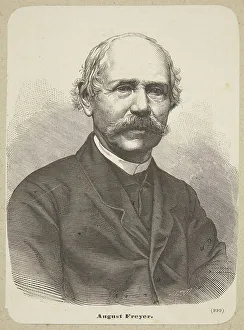 Portrait of the organist and composer Karol August Freyer (1801-1883). Creator: Styfi, Jan (1841-1921)