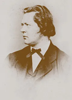 Kirchner Prints: Portrait of the organist and composer Theodor Kirchner (1823-1903). Creator: Anonymous
