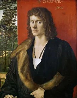 Munich Prints: Portrait of Oswolt Krel, 1499. Creator: Dürer, Albrecht (1471-1528)