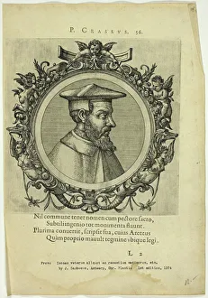 Zsamboky Janos Prints: Portrait of P. Crassus, published 1574. Creators: Unknown, Johannes Sambucus