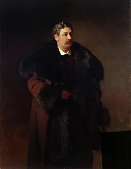 Wealthy Prints: Portrait of P.A. Zubov, 1873. Creator: Johann Koler