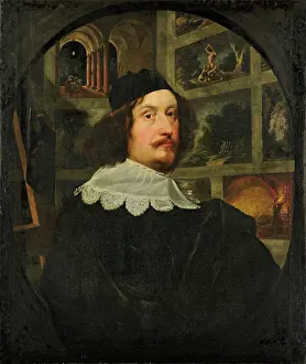 1640 Prints: Portrait of a painter, 1640. Creator: Anthony van Dyck