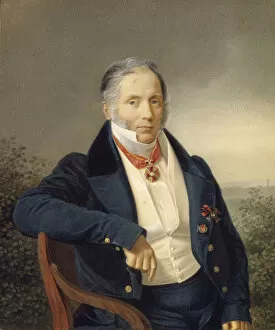 Sauerweid Gallery: Portrait of the painter Alexander Sauerweid (1782-1844), First quarter of 19th cen